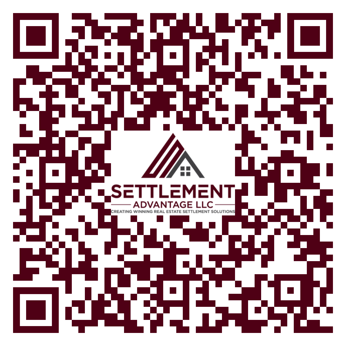 Settlement Advantage - QR Code